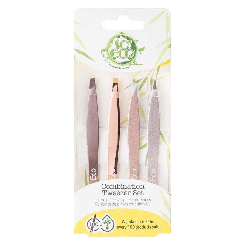 5060422892251.jpg Soeco Rose Gold Tweezer-Set (4-Pieces) - الصورة 1