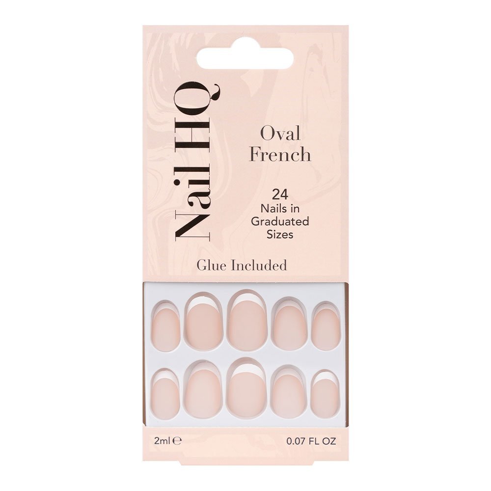 5060422893869.jpg Nail HQ Oval French Nails - الصورة 1