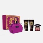 Versace - Crystal Noir 4pc set (Edt 90ml +100ml Body Lotion+100ml Shower Gel + Makeup Case) - Women