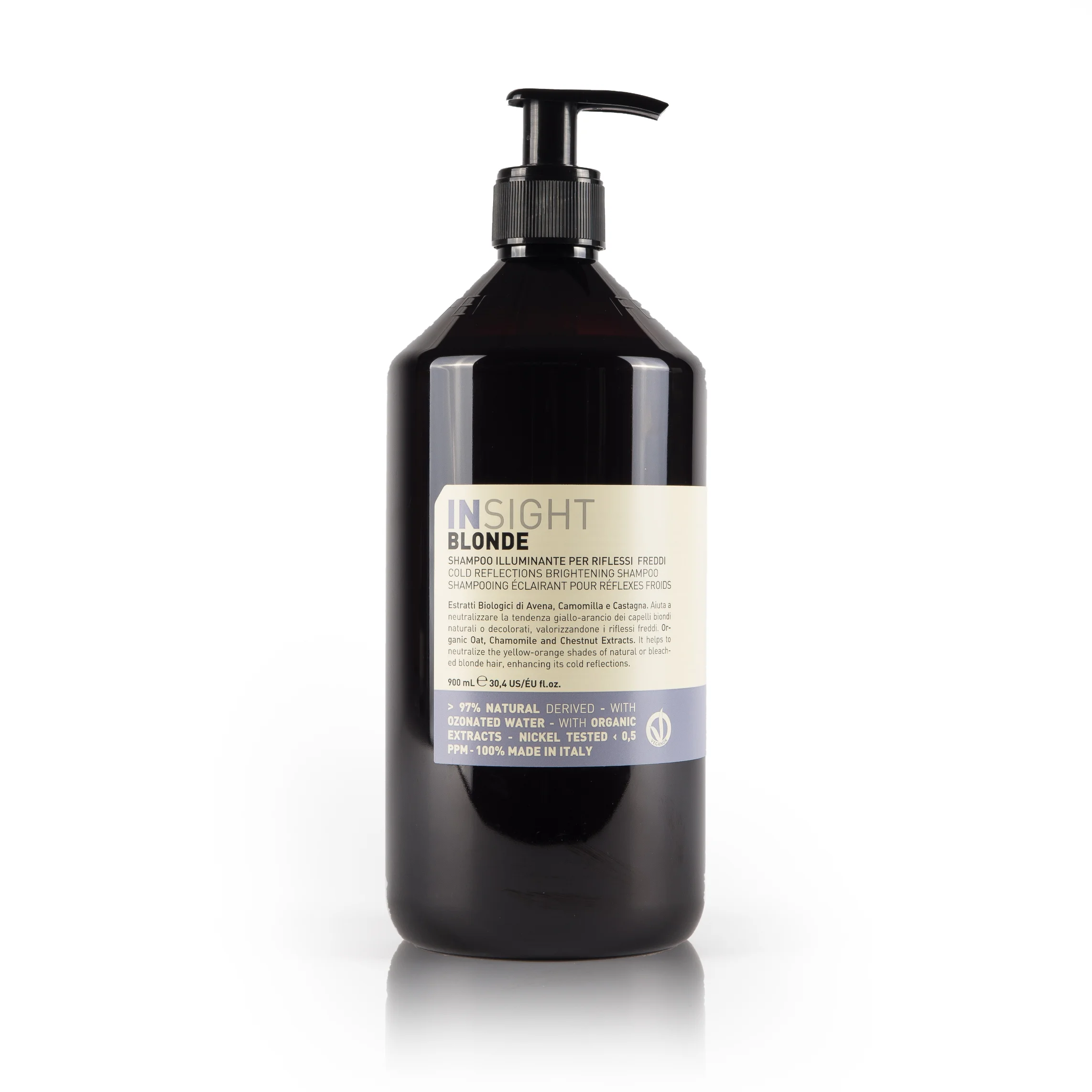 8029352356834.webp Insight - Blonde Cold Reflection Brightening Shampoo - 900ml - الصورة 1
