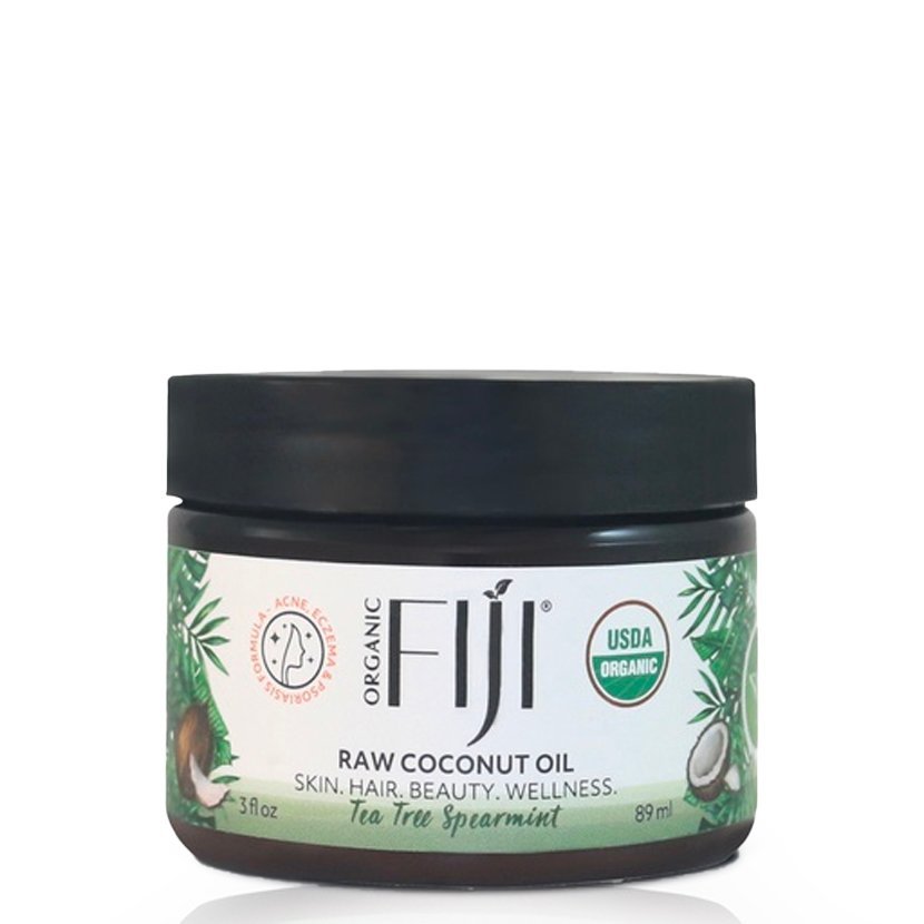 833884001043.jpg Fiji Organic - Certified Organic Raw Coconut Oil -Tea Tree Spearmint - 98 ML - الصورة 1
