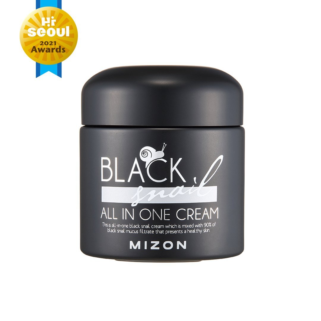 8809663751753.jpg MIZON BLACK SNAIL ALL IN ONE CREAM - الصورة 1