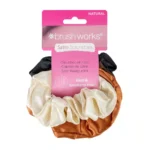 BW Nude Satin Scrunchies (Pack of 4)