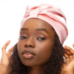 ⁦BW Satin Hair Turban⁩ - الصورة ⁦4⁩