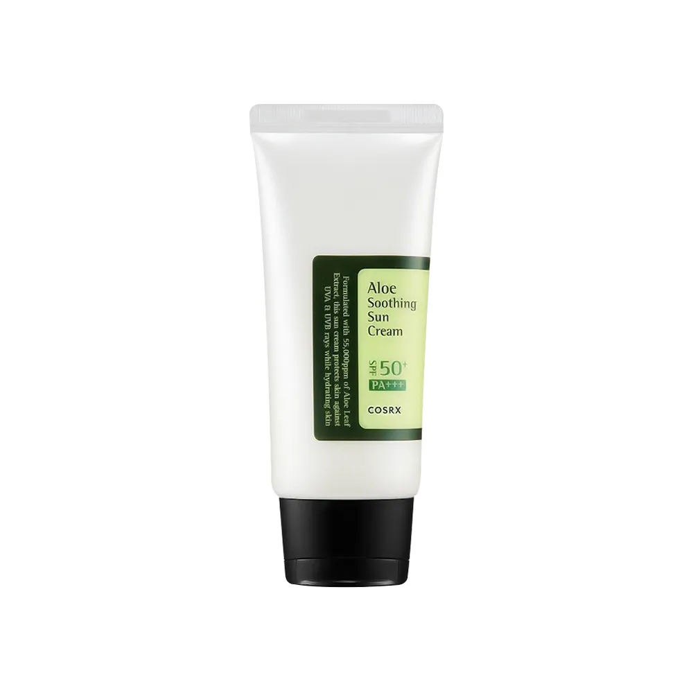 ⁦COSRX Aloe Soothing Sun Cream SPF50 PA+++ - 50ml⁩ - الصورة ⁦1⁩
