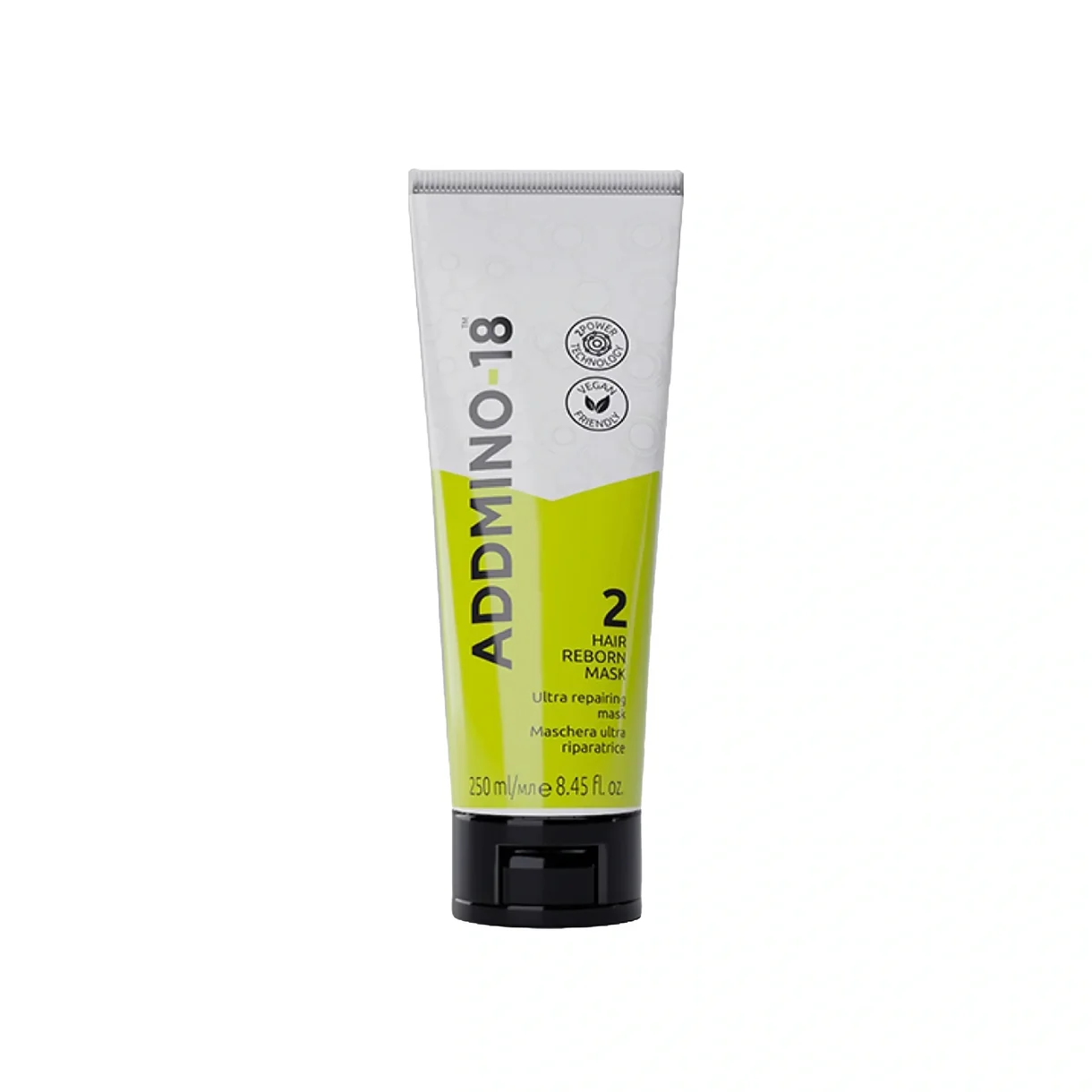 1225656-Addmino-18-_2_HairRebornMask-_UltraRepair_-250Ml.webp Addmino-18 - (2) Hair Reborn Mask - (Ultra Repair) - 250ml - Image 1