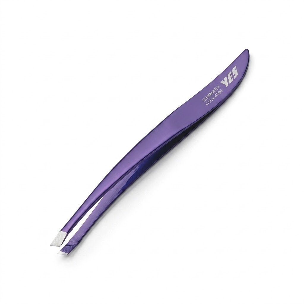 1f0714c7-971b-4e28-8fc2-fc06039c0fa7.jpg Erbe Solingen - Yes - Tweezers - Metallic - Color# Purple - Model# 6284 - الصورة 1