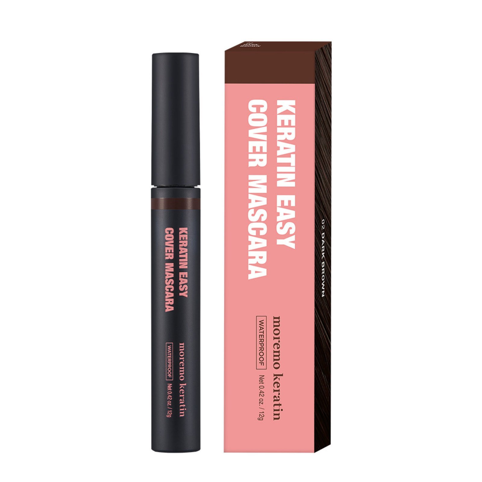 moremo-keratin-easy-cover-mascara-brown-featured-two_x.jpg Moremo Easy Cover Mascara 12g (Dark Brown) - Image 1