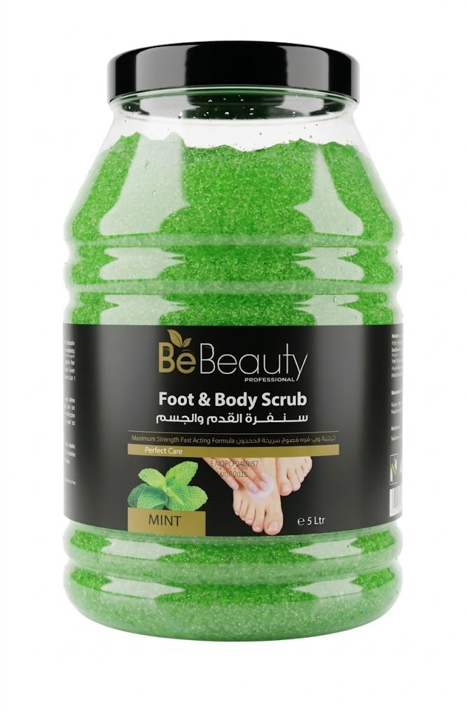 43d45531-1ce3-4288-9bde-3d373b8b7e8a Be Beauty - Foot Scrub - Mint - 5L - الصورة 1