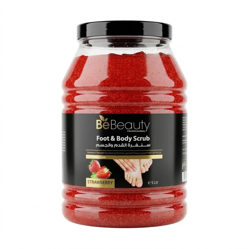 878ac29f-1c2d-42b7-906b-7bcb740e70ca Be Beauty - Foot Scrub - Strawberry - 5L - Image 1