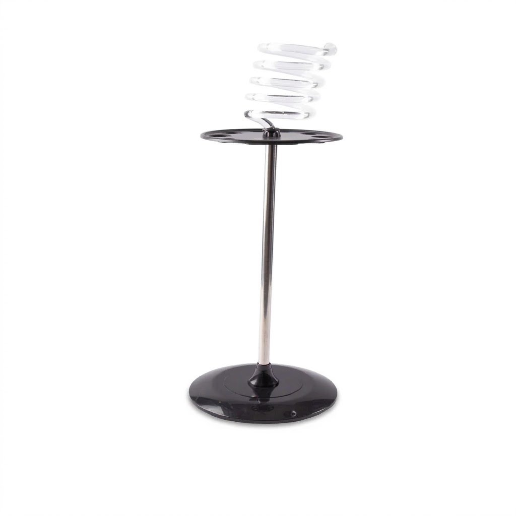 8d36d58c-2599-4073-867e-f43f7b2d0f0b Be Beauty - Hair Dryer Stand - Scroll ( White Color) - Image 1