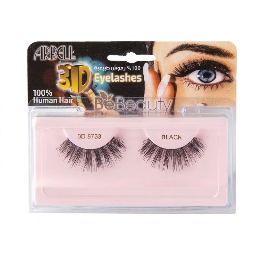 fcf7cb04-823c-47a1-b5fa-ac447bb6e834 ARBEL - 3D Eyelashes 8733 - BLACK - Image 1